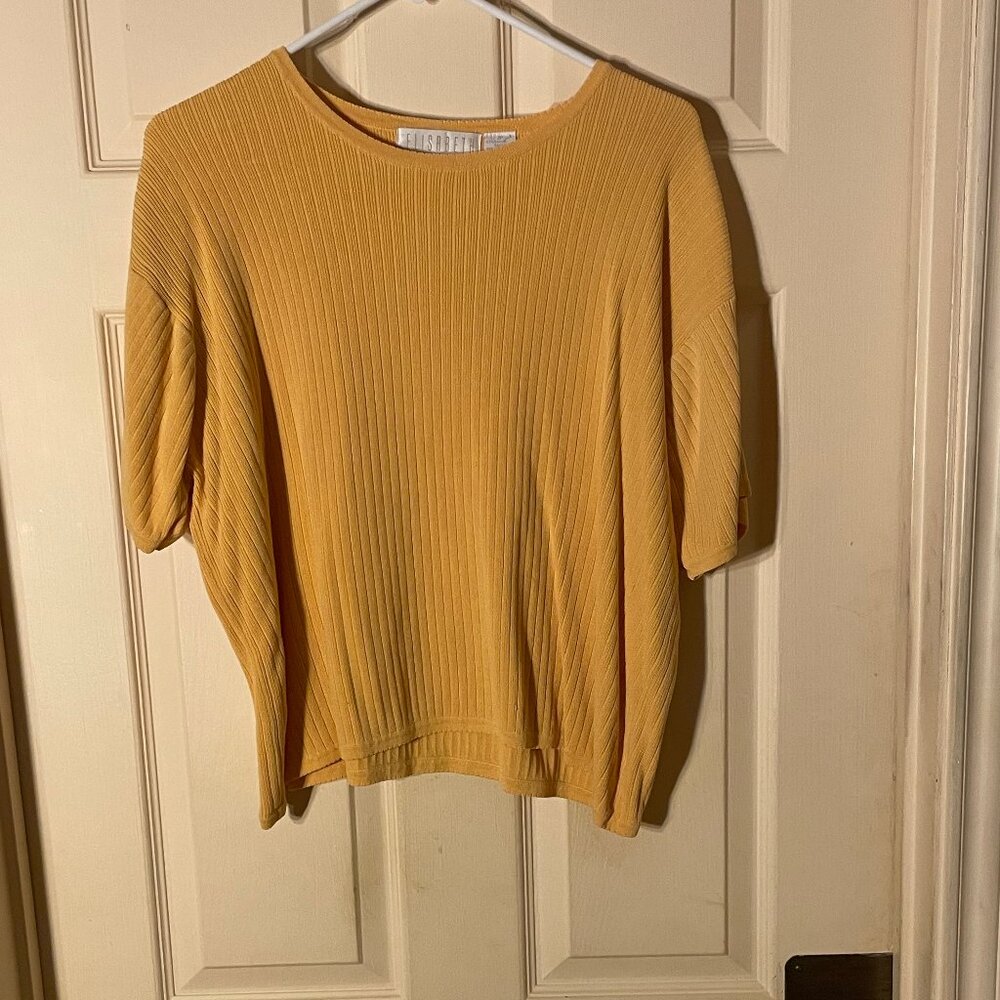 Elisabeth 2P Canary Yellow Sweater Shell